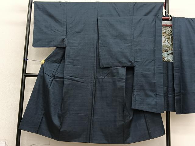 平和屋着物■男性　本場大島紬　アンサンブル　100亀甲　総詰め　正絹　逸品　BAAX7317hv