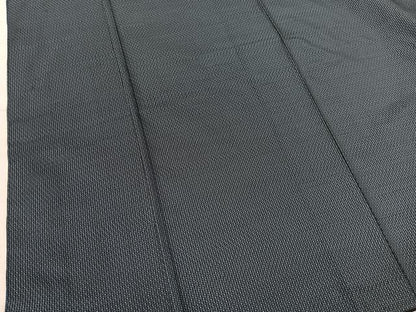 平和屋着物■男性　本場大島紬　アンサンブル　幾何学文様　正絹　逸品　BAAX7318hv