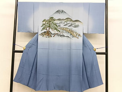 平和屋着物■男性　本場大島紬　アンサンブル　長襦袢（袷）セット　100亀甲　総詰め　正絹　逸品　BAAX7321hv