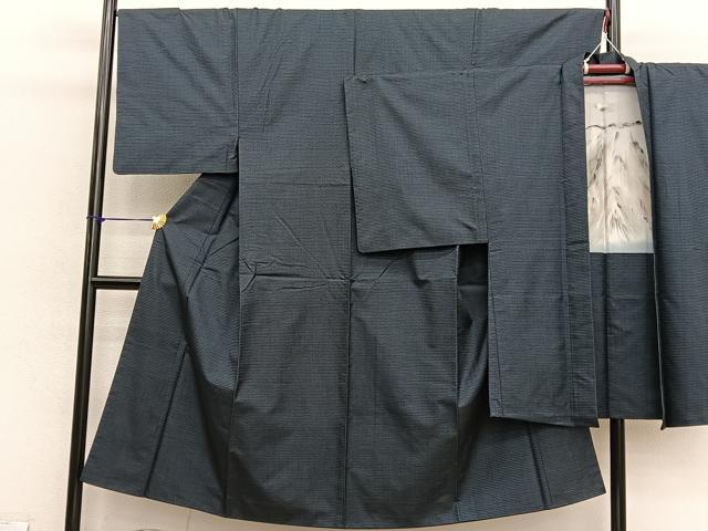 平和屋着物■男性　本場大島紬　アンサンブル　100亀甲　総詰め　正絹　逸品　BAAX7322hv
