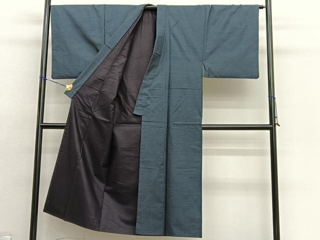 平和屋着物■男性　本場大島紬　アンサンブル　100亀甲　総詰め　正絹　逸品　BAAX7322hv