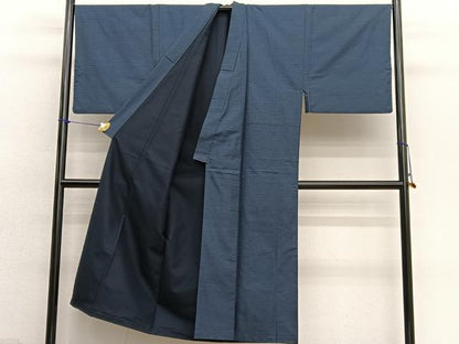 平和屋着物●男性　本場大島紬　アンサンブル　100亀甲　総詰め　正絹　逸品　BAAX7324hv