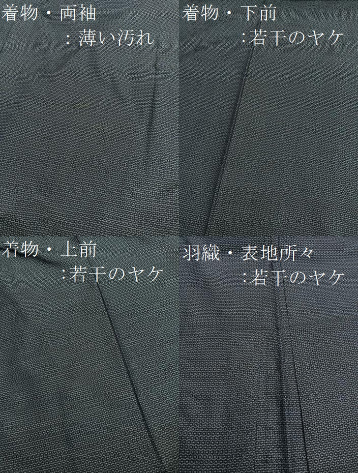 平和屋着物□男性 本場大島紬 アンサンブル 80亀甲 総詰め 正絹 逸品