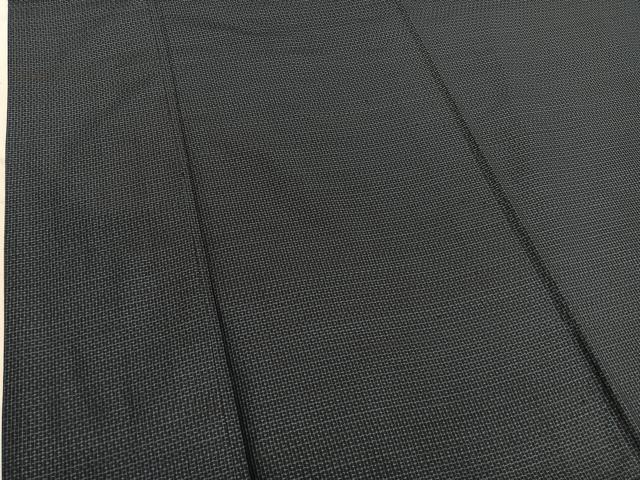 平和屋着物■男性　本場大島紬　アンサンブル　格子　正絹　逸品　BAAX7327hv
