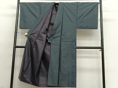 平和屋着物■男性　本場大島紬　アンサンブル　80亀甲　総詰め　正絹　逸品　BAAX7330hv
