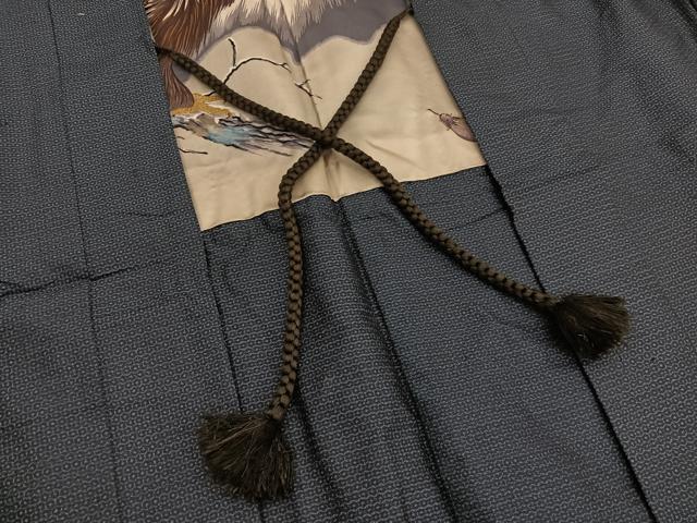平和屋着物■男性　本場大島紬　アンサンブル　80亀甲　総詰め　正絹　逸品　BAAX7330hv