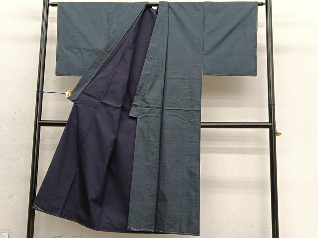 平和屋着物□男性 本場大島紬 アンサンブル 100亀甲 総詰め 正絹 逸品