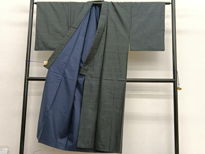 平和屋着物■男性　本場大島紬　アンサンブル　100亀甲　総詰め　正絹　逸品　BAAX7334hv