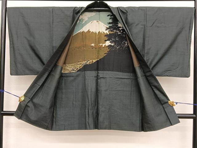 平和屋着物■男性　本場大島紬　アンサンブル　100亀甲　総詰め　正絹　逸品　BAAX7334hv
