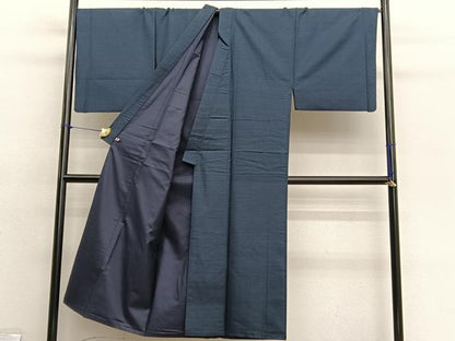 平和屋着物●男性　本場大島紬　アンサンブル　100亀甲　総詰め　キングサイズ　さが美扱い　正絹　逸品　BAAX7338hv