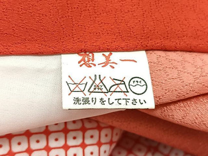 平和屋着物∵女の子　十三参り　子供　祝着　振袖　枝垂れ桜　暈し染め　金銀彩　逸品　BAAX7340hv