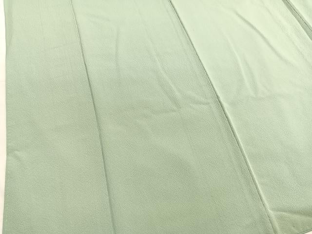 平和屋着物■上質な色無地　裏葉柳色　正絹　逸品　BAAX7347hv