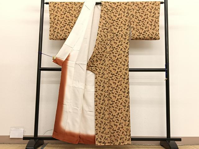 平和屋着物■上質な小紋　風車に手毬　鬼しぼ縮緬　正絹　逸品　BAAX7351hv