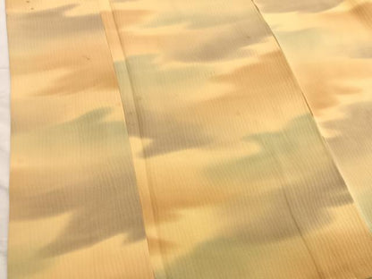 平和屋着物■上質な小紋　瑞雲　暈し染め　正絹　逸品　BAAX7361hv