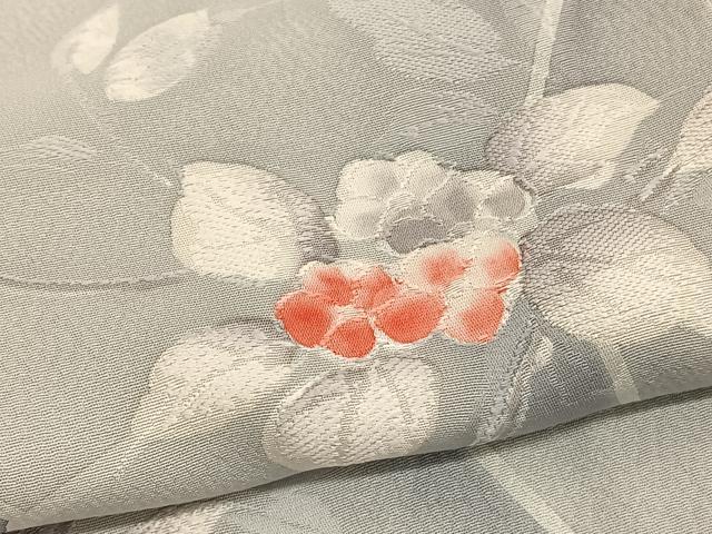 平和屋着物●上質な小紋　地紋起こし　紫陽花　正絹　逸品　BAAX7362hv