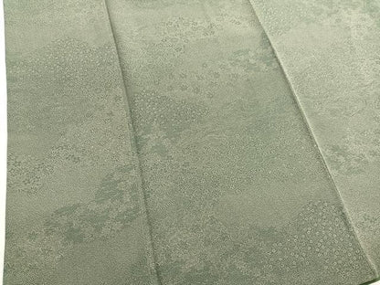 平和屋着物■江戸小紋　竜田川雲取り花文　正絹　逸品　BAAX7368hv