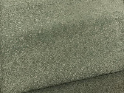 平和屋着物■江戸小紋　竜田川雲取り花文　正絹　逸品　BAAX7368hv