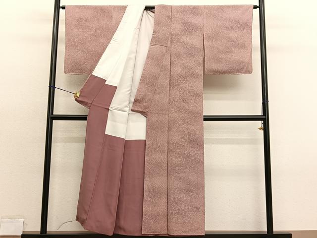平和屋着物■上質な小紋　あられ　暈し染め　正絹　逸品　BAAX7373hv