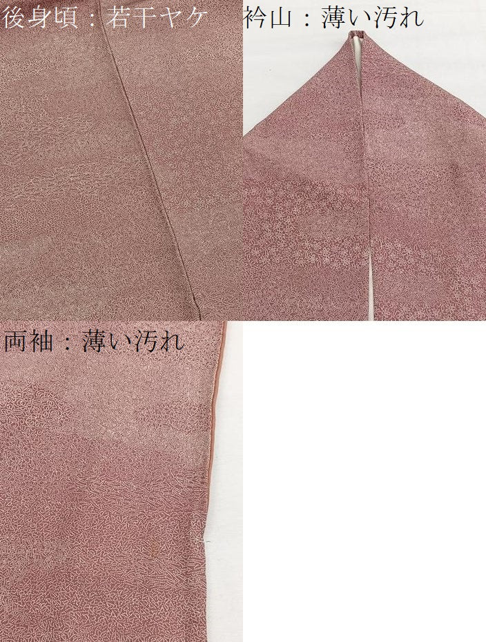 平和屋着物■木下正夫　江戸小紋　エ霞有職花文　正絹　逸品　BAAX7378hv