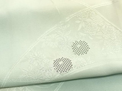 平和屋着物■上質な小紋　草花文　暈し染め　正絹　逸品　BAAX7384hv