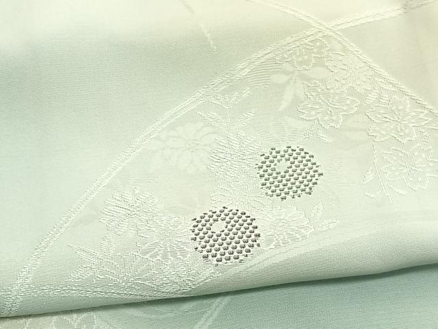 平和屋着物■上質な小紋　草花文　暈し染め　正絹　逸品　BAAX7384hv