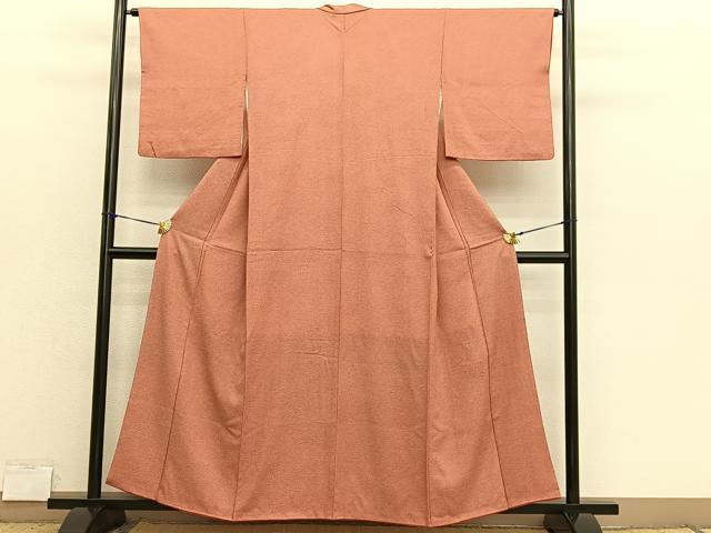 平和屋着物■江戸小紋　立波文　正絹　逸品　BAAX7387hv