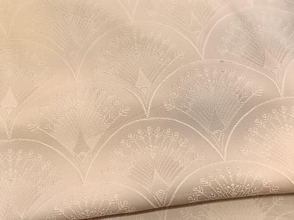 平和屋着物■上質な小紋　孔雀羽青海波地紋　暈し染め　正絹　逸品　BAAX7395hv
