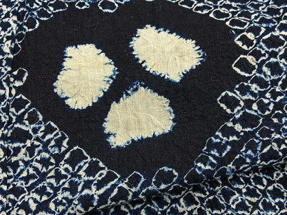 平和屋着物∴夏物　浴衣　有松鳴海絞り　草花文　綿　逸品　BAAX7431hv
