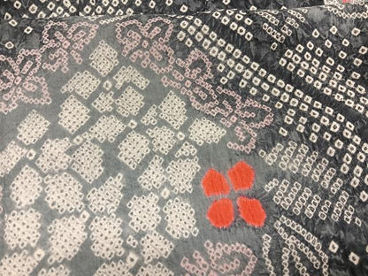 平和屋着物∴夏物　浴衣　有松鳴海絞り　紫陽花　綿　逸品　BAAX7433hv