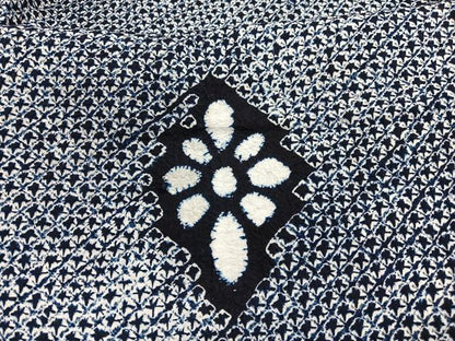平和屋着物∴夏物　浴衣　有松鳴海絞り　花菱文　綿　逸品　BAAX7445hv