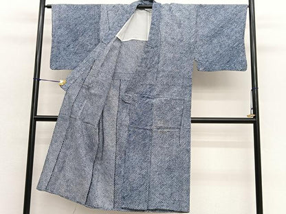 平和屋着物∴夏物　男性　浴衣　有松鳴海絞り　三浦絞り　綿　逸品　BAAX7449hv