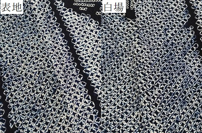 平和屋着物∴夏物　浴衣　有松鳴海絞り　若松葉　綿　逸品　BAAX7450hv
