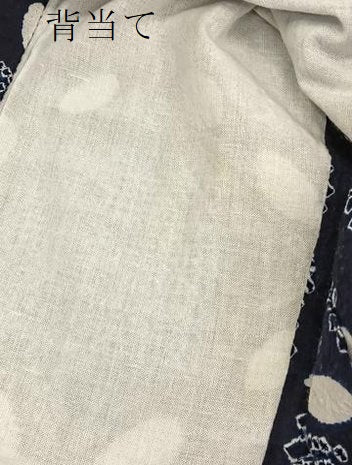 平和屋着物∴夏物　浴衣　有松鳴海絞り　市松花文　綿　逸品　BAAX7453hv