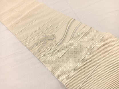 平和屋着物＊夏物　八寸名古屋帯　絽綴れ　流水文　金銀糸　正絹　逸品　BAAX7460hv
