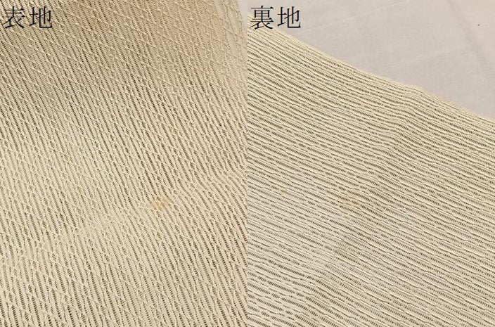 平和屋着物＊夏物　八寸名古屋帯　花丸文　正絹　逸品　BAAX7538hv