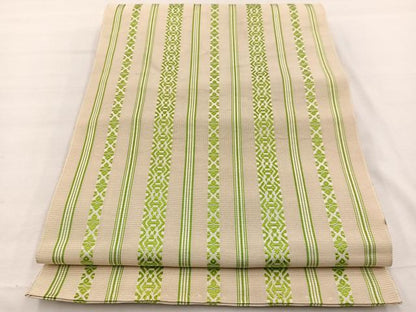 平和屋着物＊夏物　本場筑前博多織　八寸名古屋帯　紗献上　正絹　逸品　BAAX7553hv