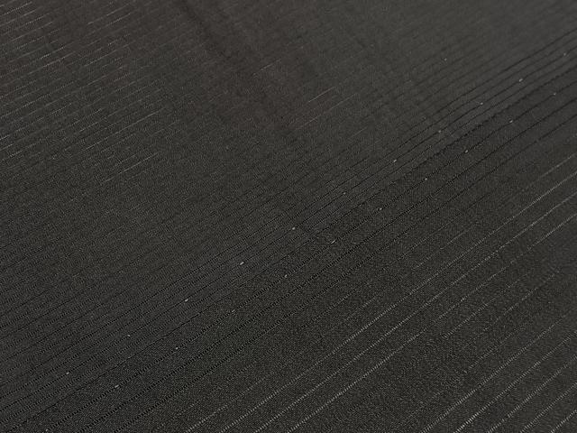 平和屋着物＊夏物　九寸名古屋帯　手描き　鶉　黒地　正絹　逸品　BAAX7554hv