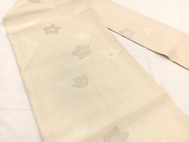 平和屋着物＊夏物　九寸名古屋帯　桔梗　金銀糸　正絹　逸品　BAAX7565hv