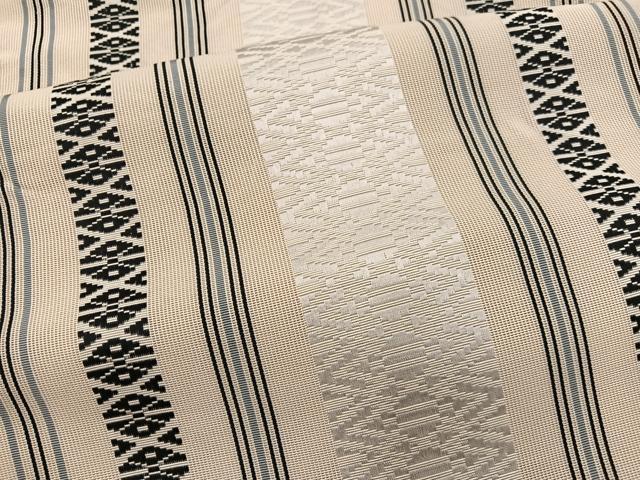 平和屋着物＊夏物　本場筑前博多織　八寸名古屋帯　紗献上　正絹　逸品　BAAX7571hv