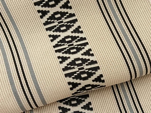 平和屋着物＊夏物　本場筑前博多織　八寸名古屋帯　紗献上　正絹　逸品　BAAX7571hv