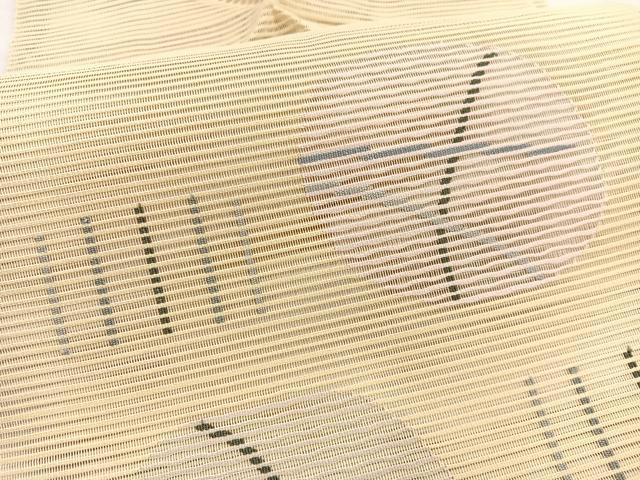 平和屋着物＊夏物　八寸名古屋帯　絽綴れ　抽象文様　正絹　逸品　BAAX7573hv