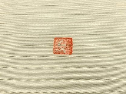 平和屋着物＊夏物　絽塩瀬　九寸名古屋帯　作家物　手描き　蓮の花　金彩　正絹　逸品　BAAX7585hv