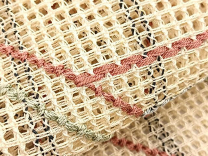 平和屋着物＊夏物　八寸名古屋帯　羅　幾何学文様　正絹　逸品　未使用　BAAX7586hv