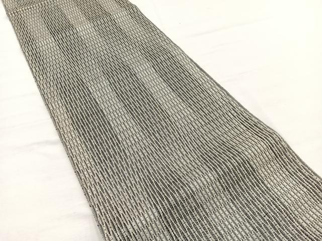 平和屋着物＊夏物　八寸名古屋帯　亀甲文様　正絹　逸品　BAAX7588hv