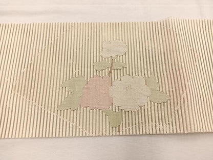 平和屋着物＊夏物　八寸名古屋帯　絽綴れ　鳳凰花文　正絹　逸品　未使用　BAAX7597hv