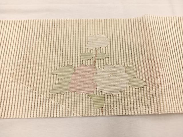 平和屋着物＊夏物　八寸名古屋帯　絽綴れ　鳳凰花文　正絹　逸品　未使用　BAAX7597hv