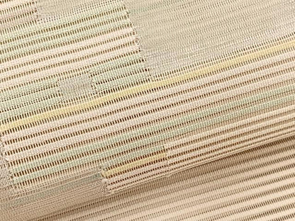 平和屋着物＊夏物　八寸名古屋帯　絽綴れ　色紙重ね　正絹　逸品　BAAX7599hv