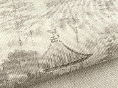平和屋着物＊夏物　九寸名古屋帯　作家物　手描き　風景文　正絹　逸品　BAAX7603hv