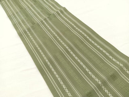 平和屋着物＊夏物　本場筑前博多織　八寸名古屋帯　紗献上　正絹　逸品　BAAX7616hv