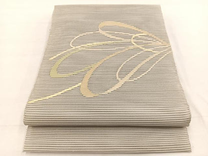 平和屋着物＊夏物　八寸名古屋帯　絽綴れ　乱菊　正絹　逸品　未使用　BAAX7628hv